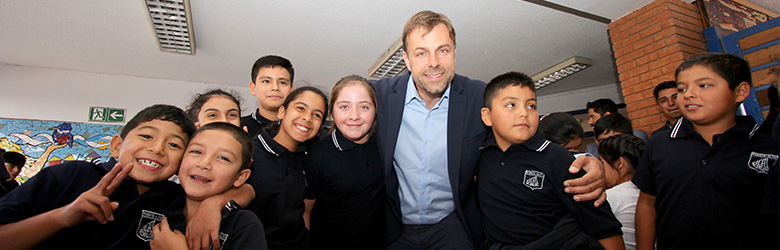 Alcalde Germán Codina da el vamos a un nuevo año escolar en Puente Alto