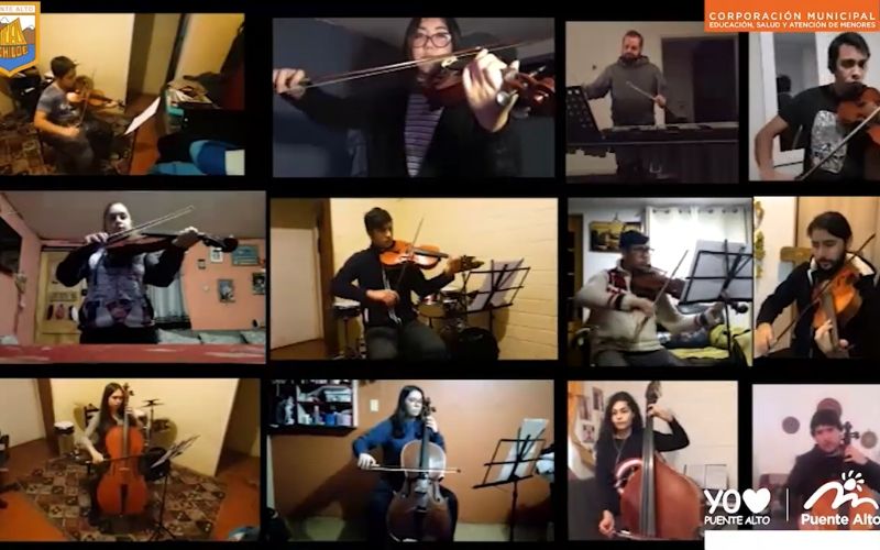 Orquesta de Cuerdas del Liceo Chiloé en Cuarentena